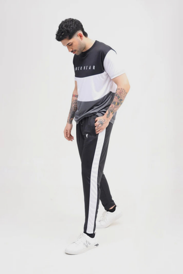 Mens - Polyester Tracksuit - Monochrome