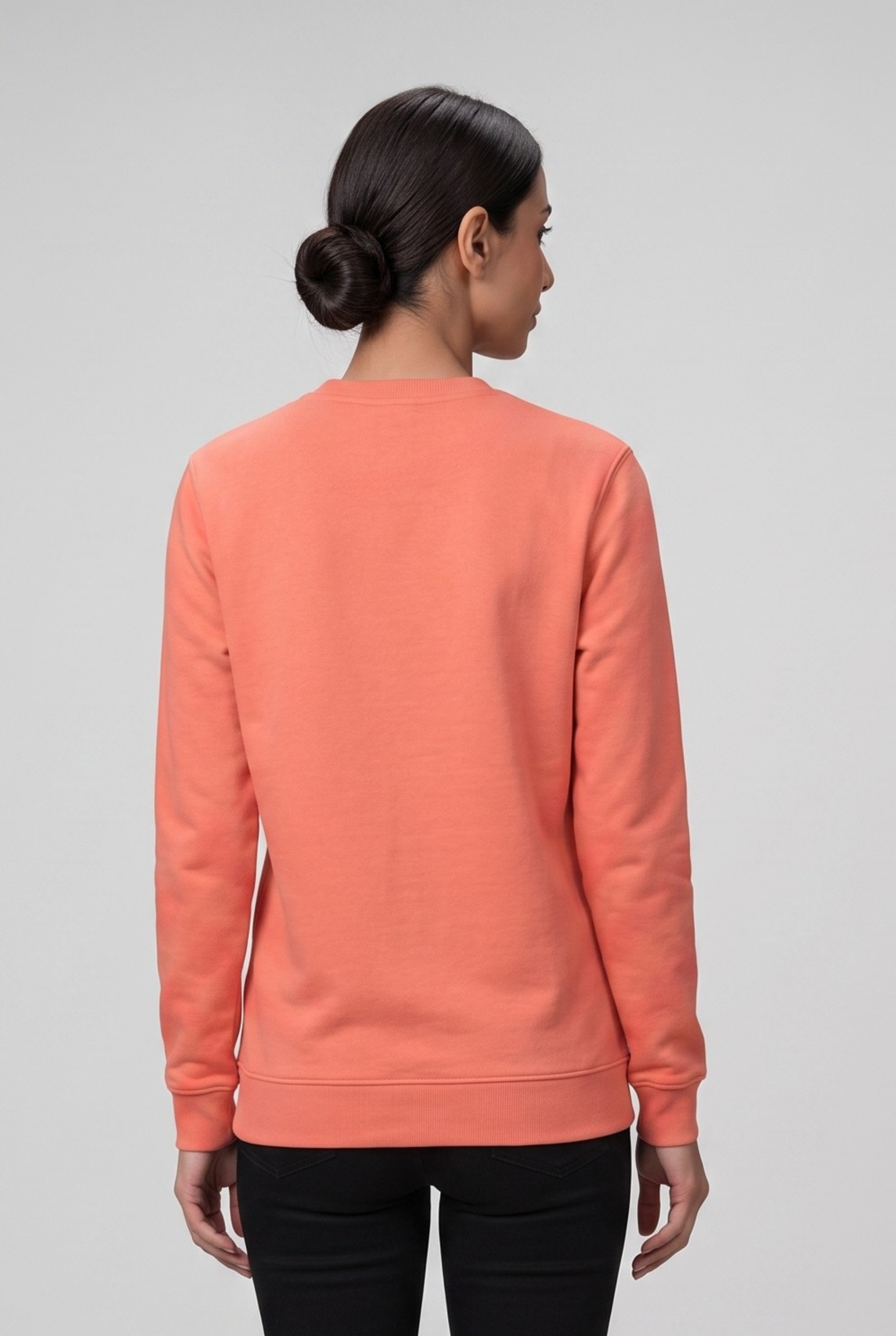 Womens - Baggy Drop Sweatshirt - Salmon