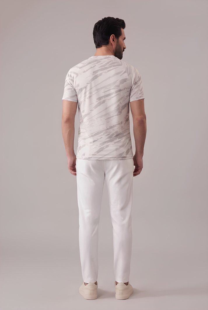 Mens - Imported Tracksuit - Camo White Elite White