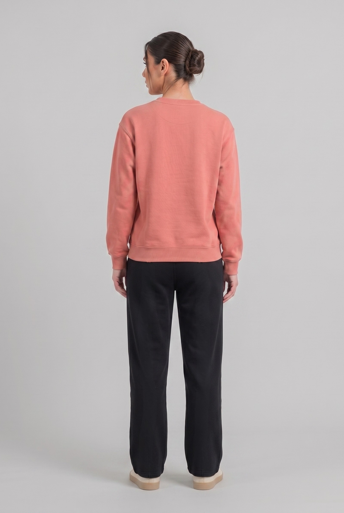 Womens - Winter Tracksuits - Baggy Cotton - Salmon