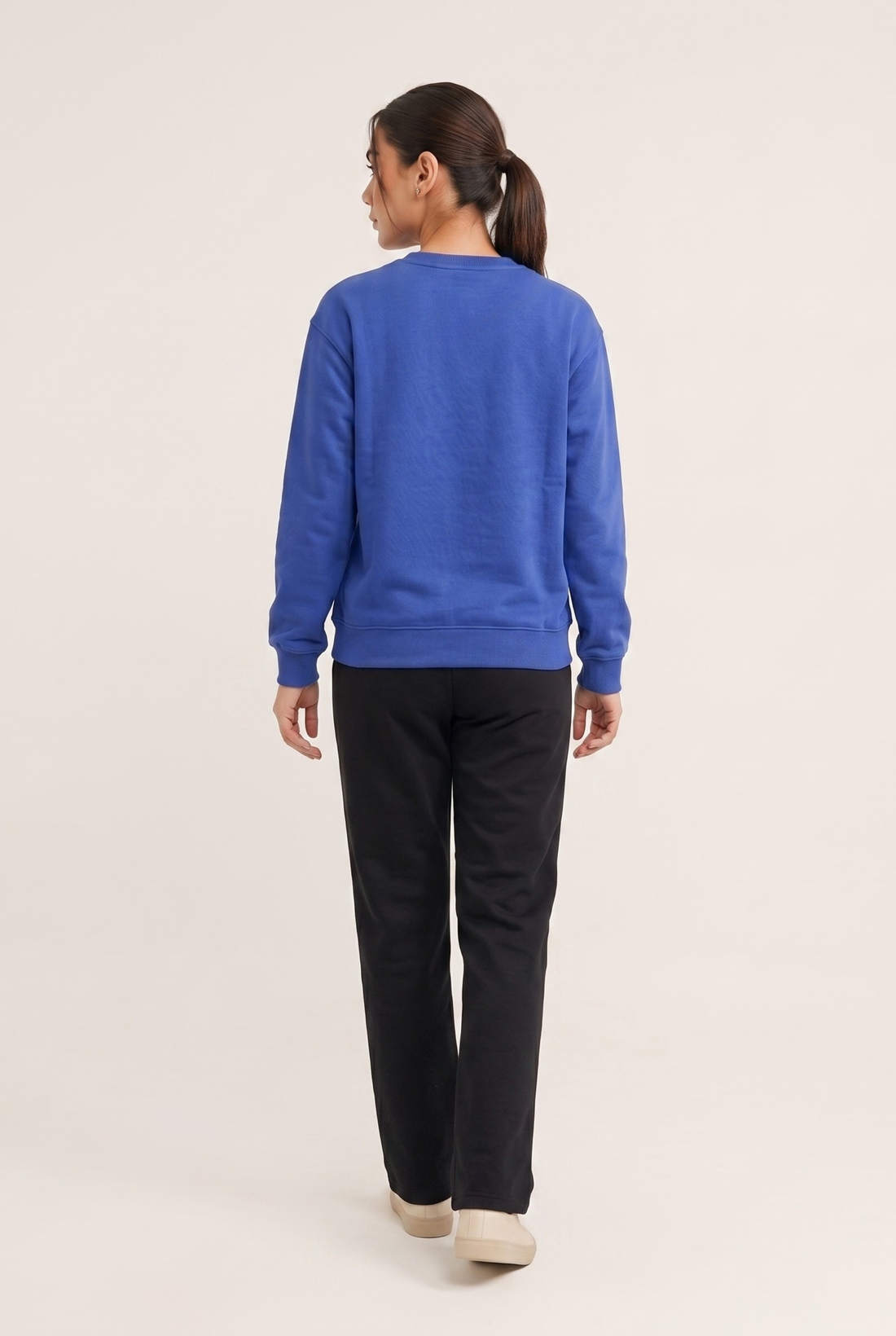 Womens - Winter Tracksuits - Baggy Cotton - Royal Blue