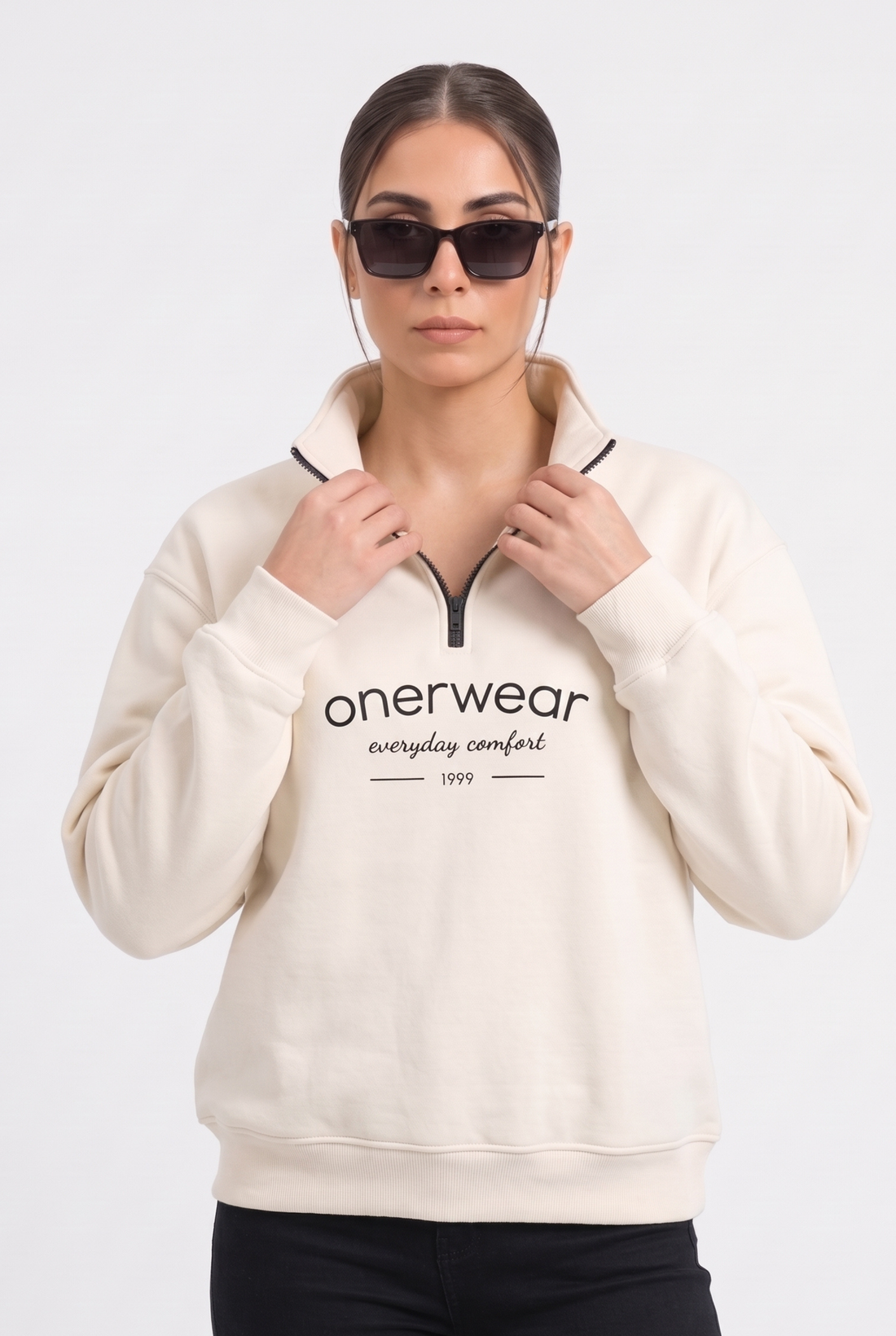 Womens - Cotton Fleece Upper – Off White